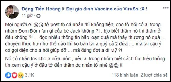 Jack gọi điện cầu cứu ViruSs giữa đêm, yếu đến mức nói không ra tiếng nhưng vẫn muốn làm điều này tặng fans-2