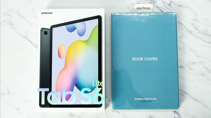 Mở hộp Samsung Galaxy Tab S6 Lite: Tablet chuyên học tập, giải trí nhẹ  nhàng, có bút S-Pen hợp viết vẽ, ghi chú