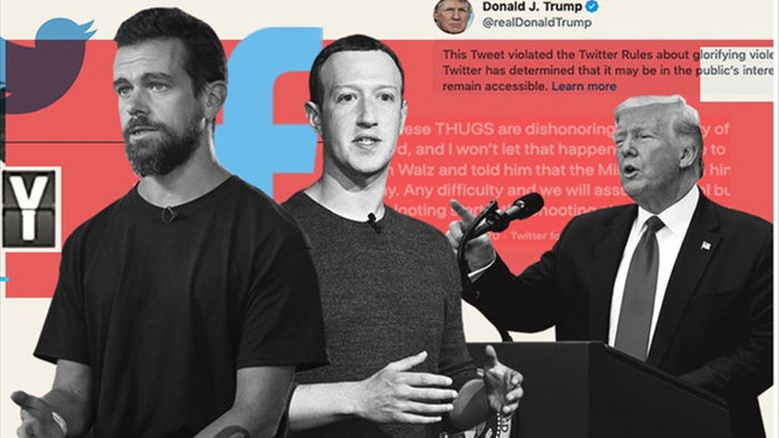 Facebook, Twitter, Instagram đồng loạt gỡ video vận động tranh cử của Trump - 1