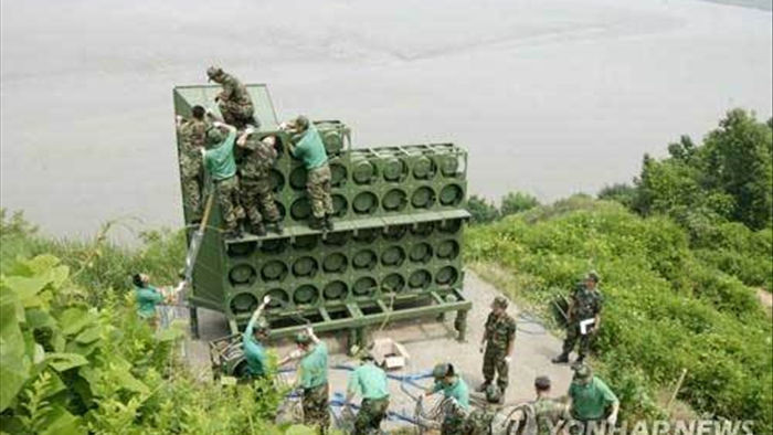 Triều Tiên lắp đặt nhiều loa phóng thanh dọc biên giới với Hàn Quốc