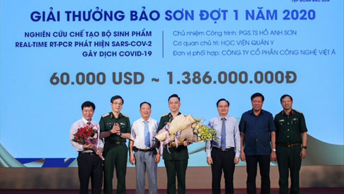 KIT test Covid-19 Việt Nam nhận giải thưởng 60.000 USD