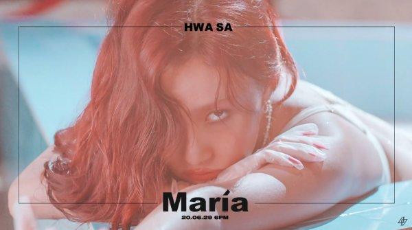 Hwasa MAMAMOO mạnh mẽ tiến thẳng vào top Itunes với solo album Maria-2