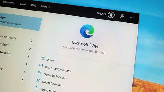 Cách để nhanh chóng xóa bỏ trình duyệt Microsoft Edge mới trên Windows 10