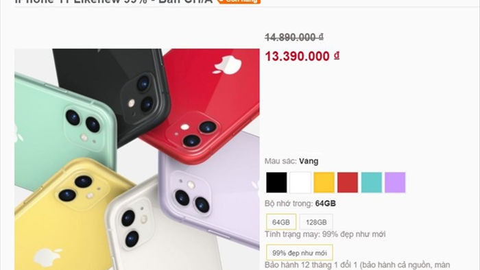 iPhone 11 xách tay Trung Quốc đổ bộ về Việt Nam, giá hơn 13 triệu đồng - 1
