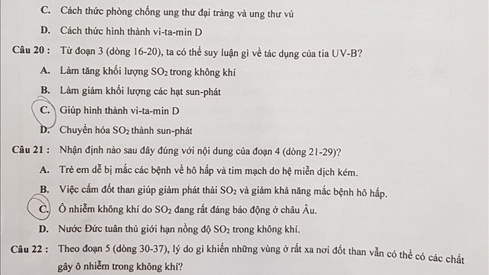 Đề kiểm tra tư duy vào ĐH Bách khoa Hà Nội dài 21 trang - 9