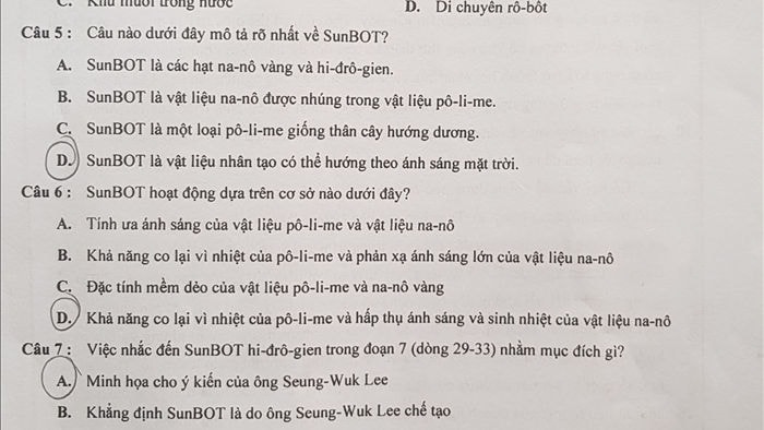 Đề kiểm tra tư duy vào ĐH Bách khoa Hà Nội dài 21 trang - 3