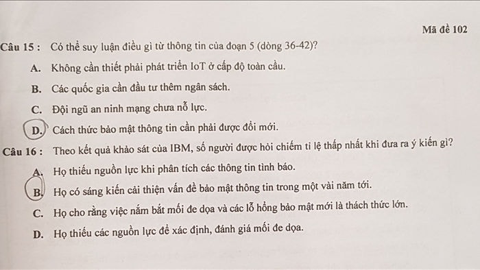 Đề kiểm tra tư duy vào ĐH Bách khoa Hà Nội dài 21 trang - 6