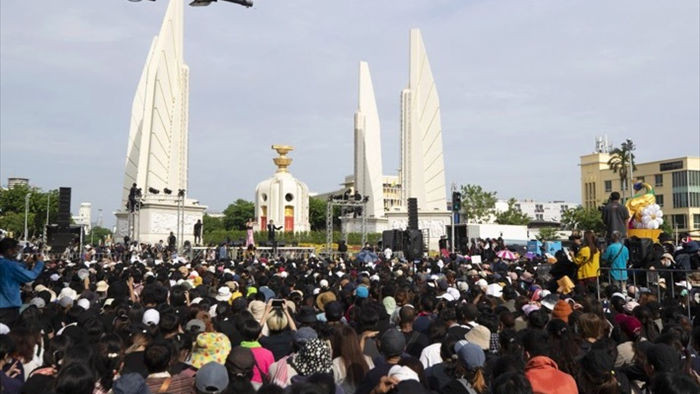 Biểu tình lớn chưa từng có tại Bangkok kể từ đảo chính 2014