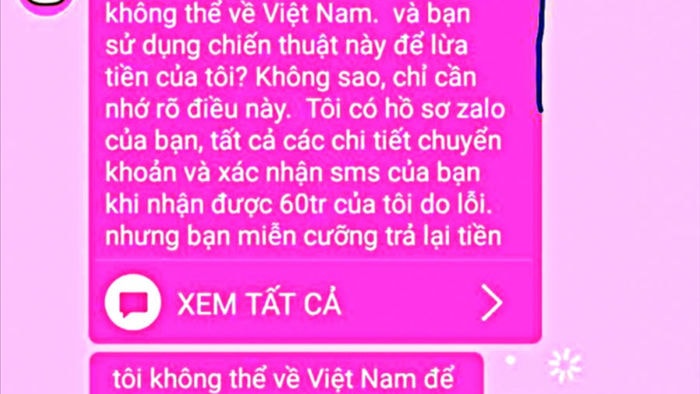 Cố tình chuyển khoản nhầm để chiếm đoạt tài sản