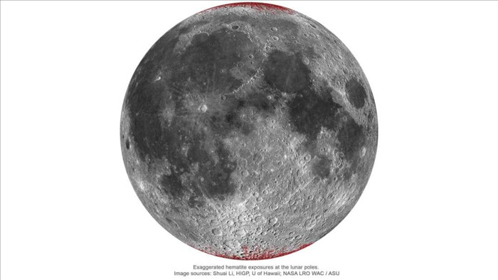 Bí ẩn Mặt trăng bị “gỉ sét” dù không có nước lỏng và ôxy - 1