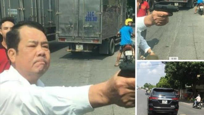 Kẻ dọa 'bắn vỡ sọ' người đi đường ở Bắc Ninh là giám đốc công ty bảo vệ - 2