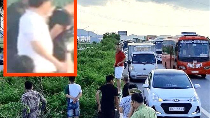 Tài xế xe bán tải tông chết cảnh sát cơ động ở Bắc Giang ra đầu thú - 1