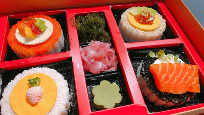 Độc đáo nhất mùa trung thu năm nay: Bánh trung thu sushi tiền triệu/hộp - 1