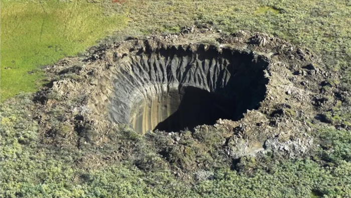 Miệng núi lửa khổng lồ tiếp tục xuất hiện tại Siberia - 1