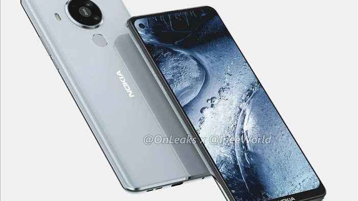 Nokia 7.3 lộ diện: Màn hình đục lỗ, mặt lưng nhựa, 4 camera sau hình tròn - Ảnh 2.