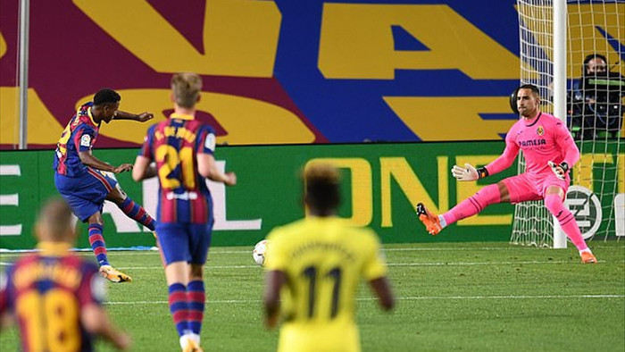 Messi lập công, Barcelona thắng đậm Villarreal - 1