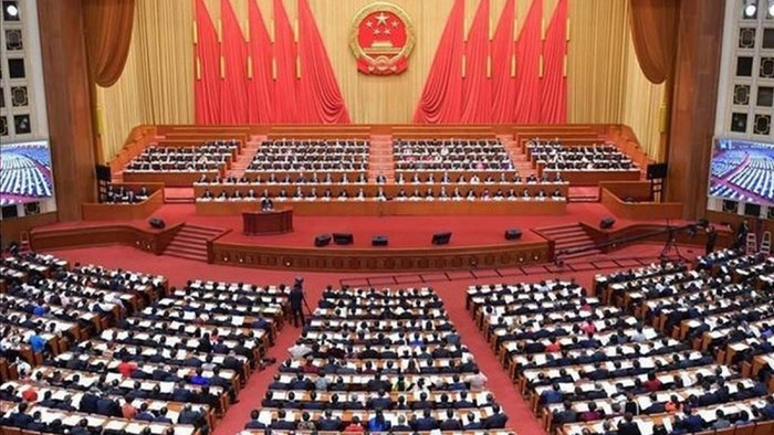 Phiên họp Quốc hội Trung Quốc hồi tháng 3/2019. Ảnh: Tân hoa xã