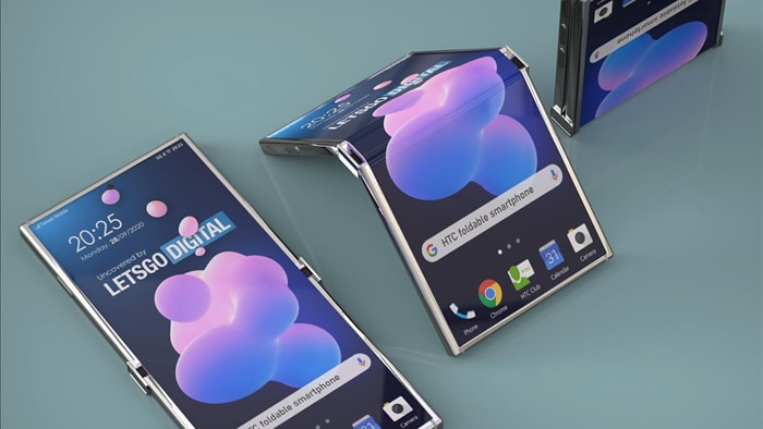 HTC sắp “tái xuất” với một chiếc smartphone màn hình gập? - 3 HTC sắp “tái xuất” với một chiếc smartphone màn hình gập? - 3