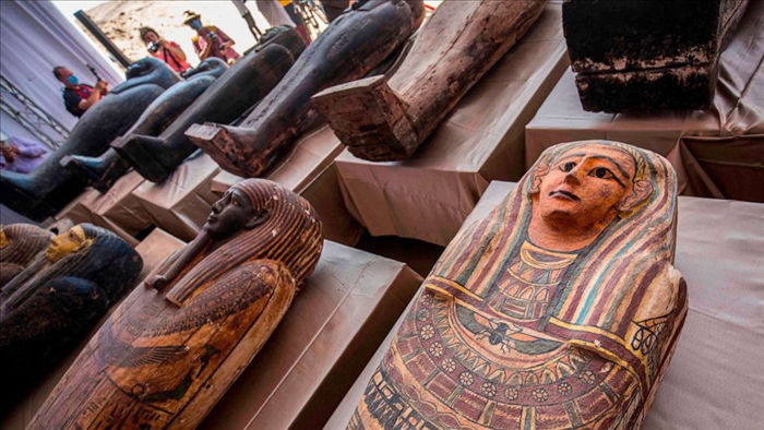 Ai Cập phát hiện hàng chục quan tài hơn 2.500 tuổi còn nguyên xác ướp - 1