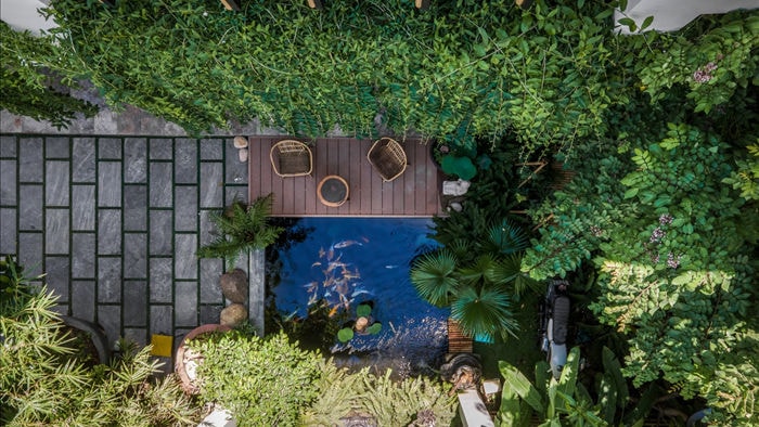 Nhà có khu vườn, bể cá Koi đẹp như resort của vợ chồng trẻ ở Đà Nẵng - 4 Nhà có khu vườn, bể cá Koi đẹp như resort của vợ chồng trẻ ở Đà Nẵng - 4