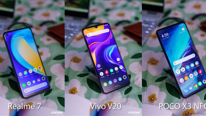 So sánh 3 smartphone tầm trung nổi bật cùng tầm giá: Realme 7 vs Vivo V20 vs POCO X3 NFC - Ảnh 3.