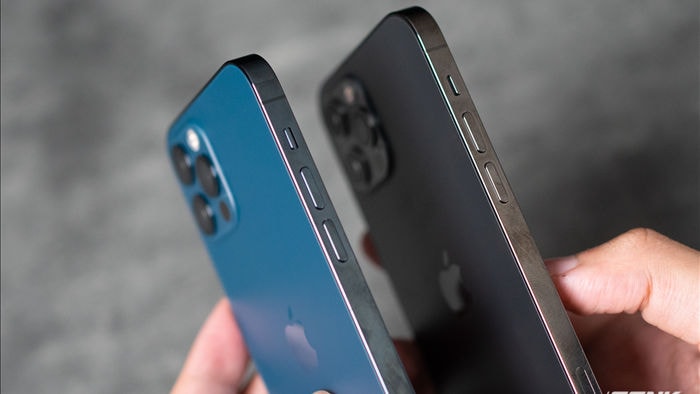 So sánh 2 màu đẹp nhất trên iPhone 12 Pro: Đen Graphite và Xanh Pacific - Ảnh 5. So sánh 2 màu đẹp nhất trên iPhone 12 Pro: Đen Graphite và Xanh Pacific - Ảnh 5.