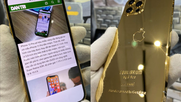 Trên tay iPhone 12 Pro mạ vàng, giá 160 triệu đồng tại Việt Nam - 5