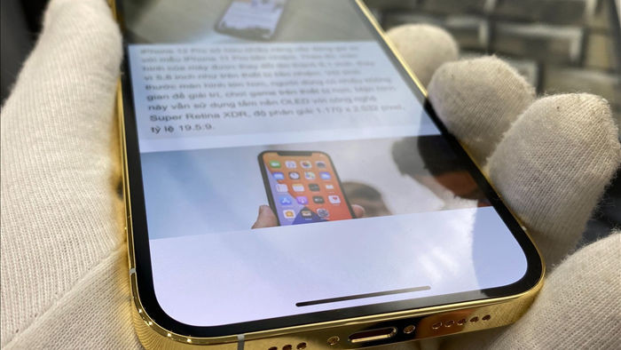 Trên tay iPhone 12 Pro mạ vàng, giá 160 triệu đồng tại Việt Nam - 4