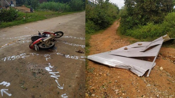 Người đàn ông ở Đắk Lắk bị tấm tôn bay trúng người tử vong