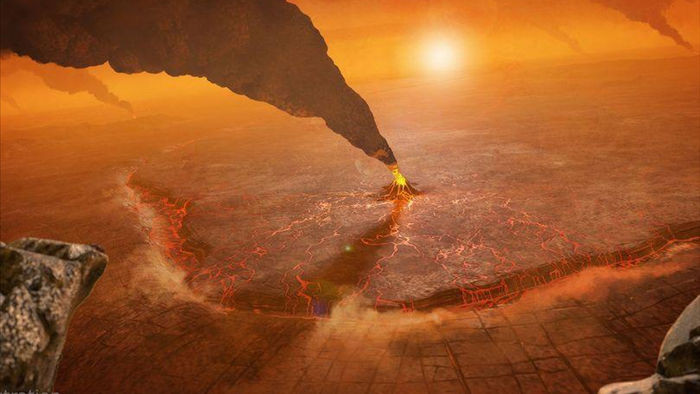 Hình ảnh kinh hoàng về vụ phun trào núi lửa trên Sao Kim - 1