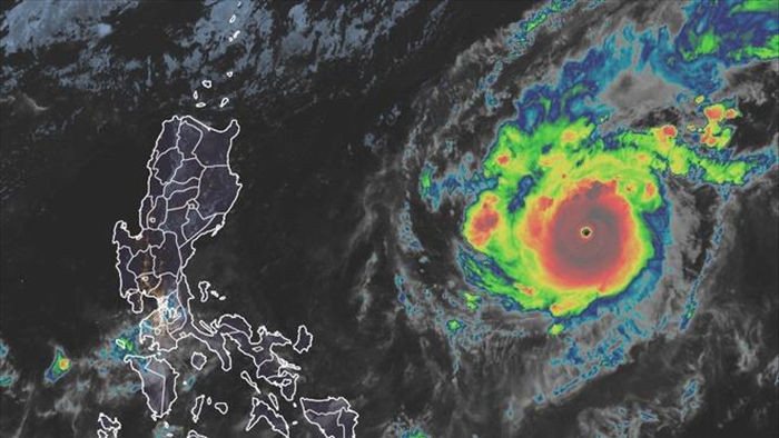 Goni trở thành siêu bão mạnh nhất thế giới trong năm 2020 - 1