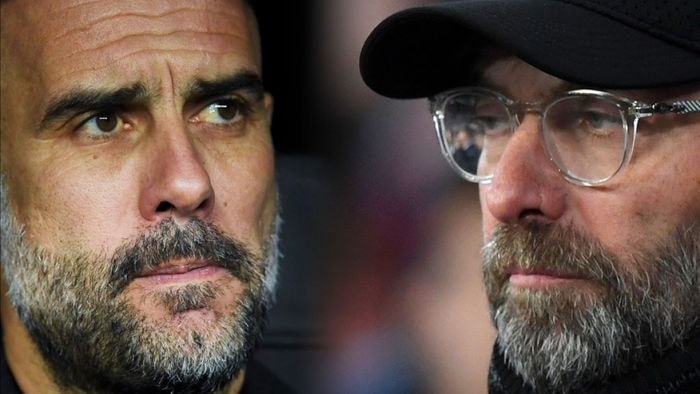 HLV Klopp là khắc tinh của HLV Pep Guardiola trong sự nghiệp cầm quân (Ảnh: Getty).