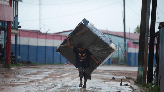 Bão Iota đã khiến 40.000 người tại Nicaragua và 80.000 người ở Honduras phải đi sơ tán. Ảnh: Reuters
