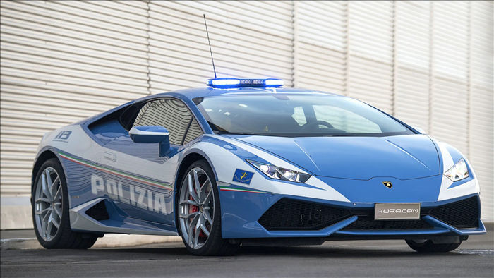 Cảnh sát dùng siêu xe Lamborghini để đưa thận đến cho bệnh nhân cần ghép - 1