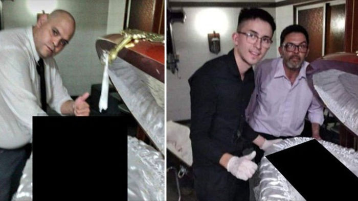 Ba người bị dọa giết vì chụp ảnh với thi thể Maradona - 1