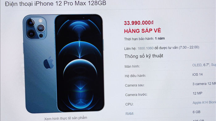 iPhone 12 Pro Max cháy hàng ở Việt Nam, bị dân buôn thổi giá cao - 1