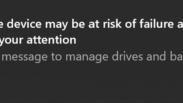 Windows 10 sẽ cảnh báo người dùng nếu ổ đĩa sắp hỏng để tránh mất dữ liệu - 1