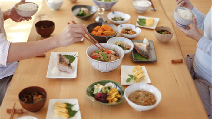 Chế độ ăn giúp cơ thể mảnh mai và sống lâu như người Nhật