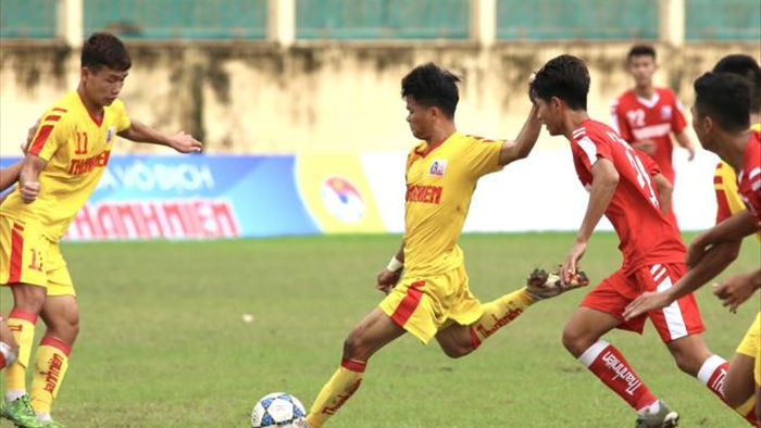Dàn sao đá V-League mờ nhạt, U21 Nam Định thua cay đắng trước U21 SLNA  - 2
