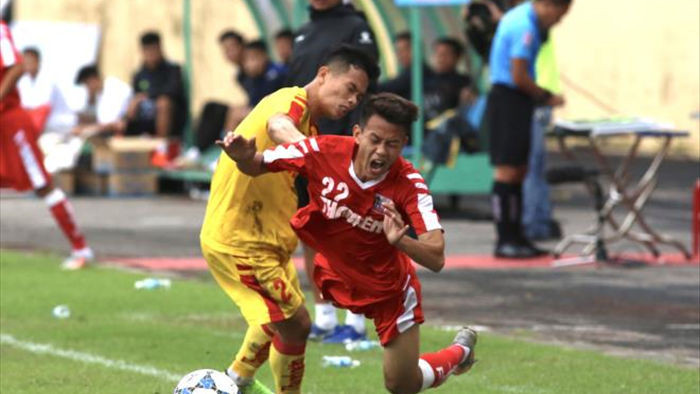 Dàn sao đá V-League mờ nhạt, U21 Nam Định thua cay đắng trước U21 SLNA  - 5