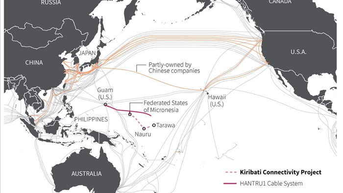 Mỹ “cấm cản” Huawei thầu cáp quang biển khu vực Thái Bình Dương