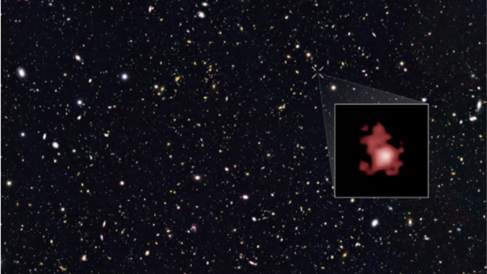 Nhìn về quá khứ 13,4 tỷ năm, các nhà khoa học tìm thấy thiên hà cổ xưa nhất trong vũ trụ - Ảnh 1.