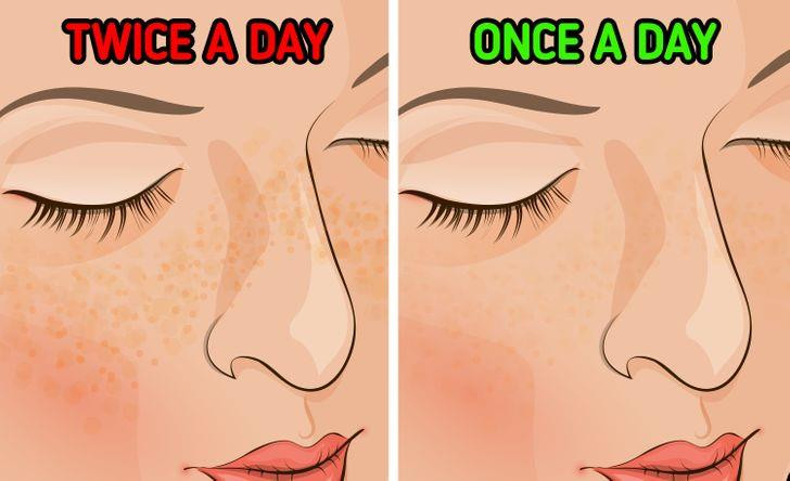 Điều gì xảy ra nếu bạn chỉ rửa mặt mỗi ngày một lần? - 5