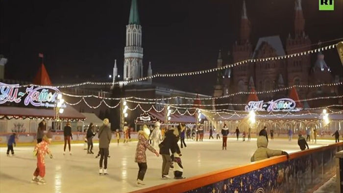 Hình ảnh Thủ đô Nga trang hoàng đón năm mới