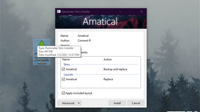 Setup một Windows 10 đầy tĩnh lặng và tối giản với bộ giao diện Amatical - Ảnh 9.