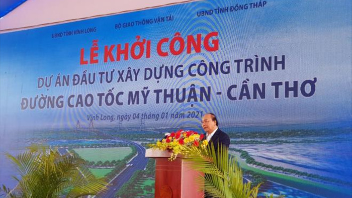 Thủ tướng nhấn nút khởi công cao tốc Mỹ Thuận - Cần Thơ - 1