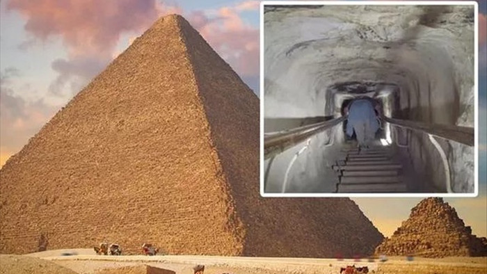 Bí ẩn Ai Cập: Cánh cửa kỳ lạ được tìm thấy bên trong Kim tự tháp - 1