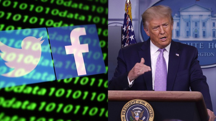 Facebook, Twitter mất 51 tỷ USD sau khi cấm cửa ông Trump - 1