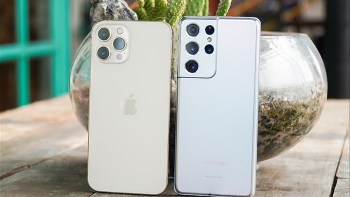 Galaxy S21 Ultra đọ dáng iPhone 12 Pro Max - 9 Galaxy S21 Ultra đọ dáng iPhone 12 Pro Max - 9