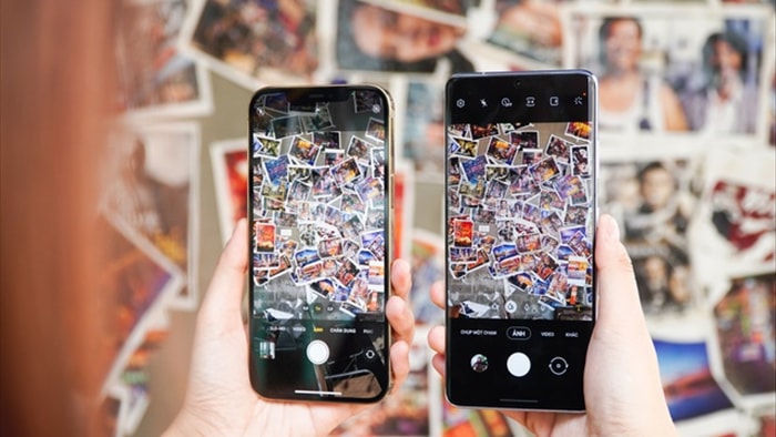 Galaxy S21 Ultra đọ dáng iPhone 12 Pro Max - 7 Galaxy S21 Ultra đọ dáng iPhone 12 Pro Max - 7